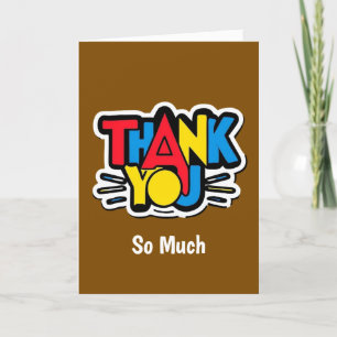 Big Thank You From Heart Appreciation Message Card