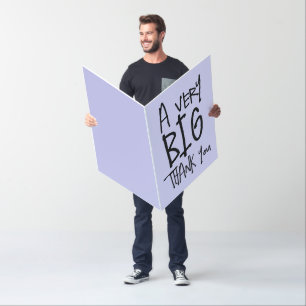 BIG THANK YOU OVERSIZED BIGGEST GREETING CARD