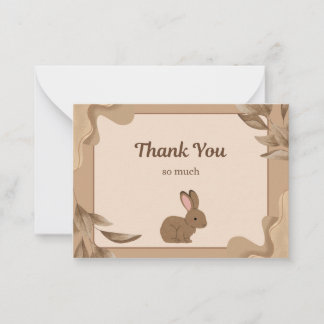 Big Thanks from a Little Bunny! Note Card