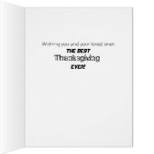 Big Thanksgiving card Fall /Central Park for Boss (Inside (Right))