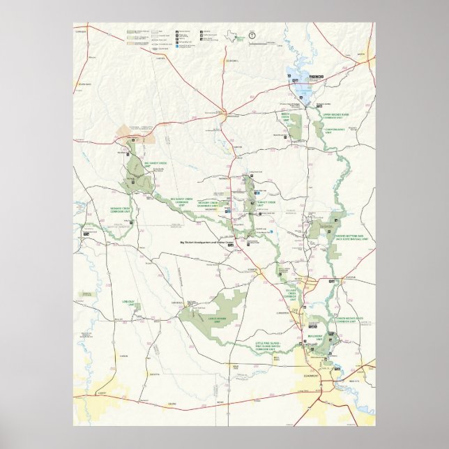 Big Thicket National Preserve Poster (Front)
