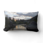 Big Thompson River at Sunrise Lumbar Pillow