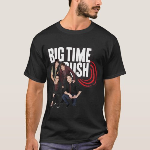 Big Time Rush logo and members   T_Shirt