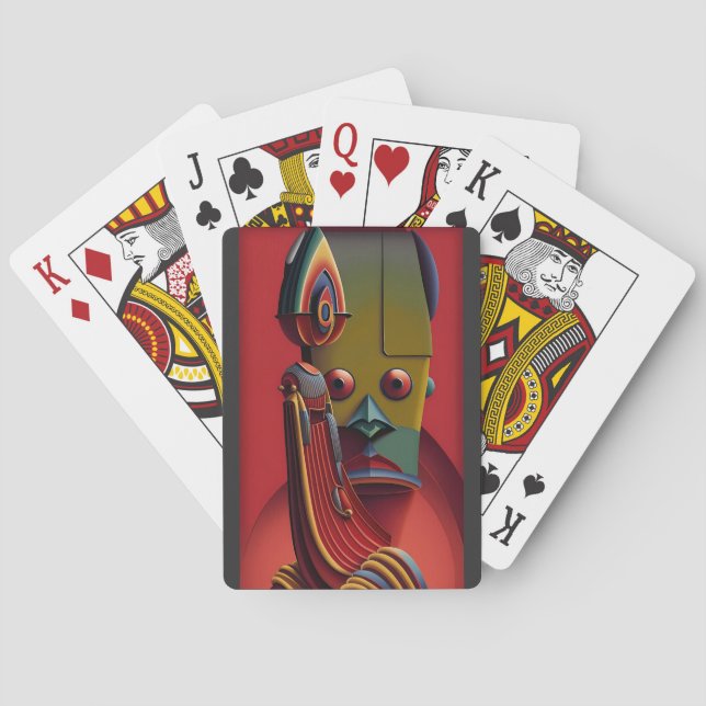 Big Tin Tan Tong II Ken Gage Art Poker Cards (Back)