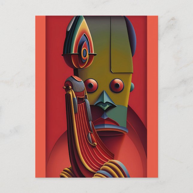 Big Tin Tan Tong II Ken Gage Art Postcard (Front)