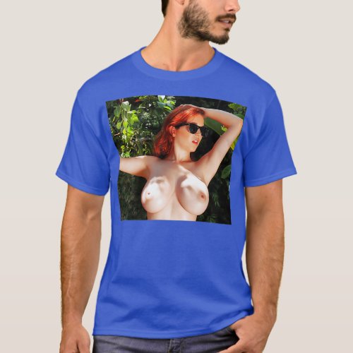 Big titted redhead women T_Shirt
