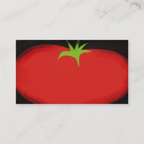 Big tomato fruit vegetable business card