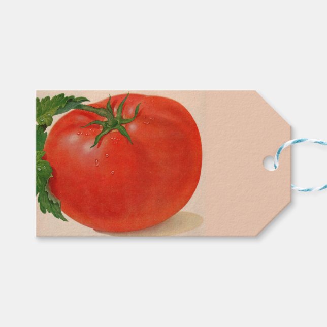 big tomato print gift tags (Front (Horizontal))