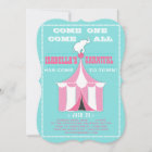 Big Top Carnival Birthday Party Turquoise | Pink