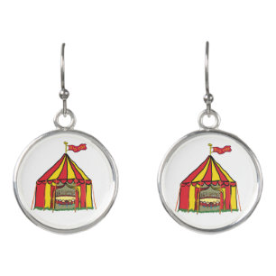 Big Top Circus Tent Earrings