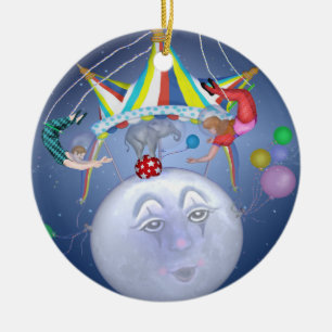 Big Top on a Little Blue Moon Ornament