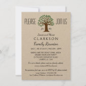 Big Tree Family Reunion Info Packed Invitation | Zazzle