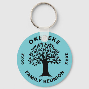 Big Tree Family Reunion Souvenir Keepsake Gift Keychain