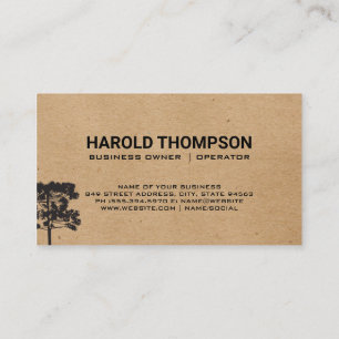 Big Tree Natural Texture Background Business Card