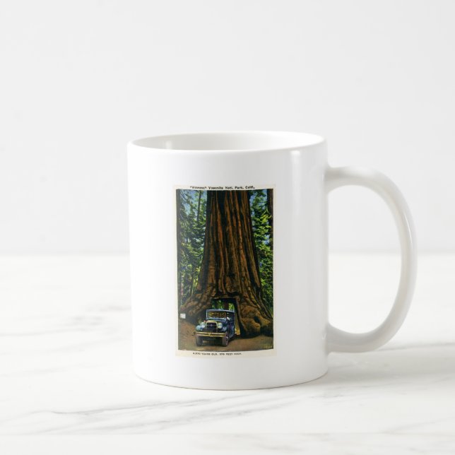 Big Tree Wawona, Mariposa Grove, CA Coffee Mug (Right)