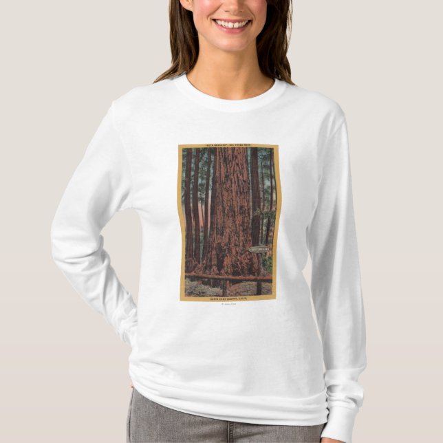 Big Trees State Park, CA - Neck Breaker Tree T-Shirt (Front)