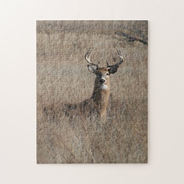 Big Trophy Buck Deer Camo Jigsaw Puzzle. Puzzle (Vertical)