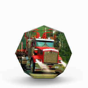 Big Truck and Highway Art for Lorry-lovers Acrylic Award