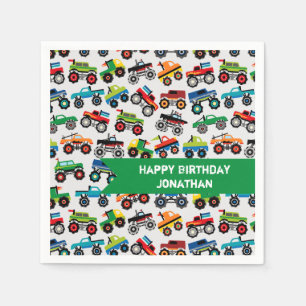 Big Truck Pattern Napkins