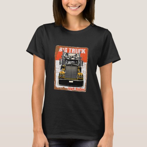 Big Truck Vehicle  T_Shirt