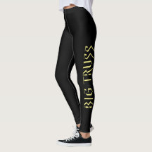 Big Truss Baltimore Football Ladies Leggings Raven