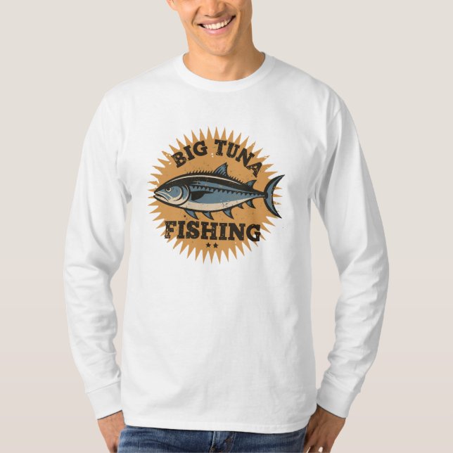 Big Tuna Fishing Vintage  T-Shirt (Front)