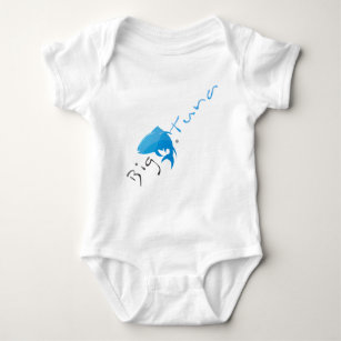 Big Tuna - Infant Creeper, White Baby Bodysuit