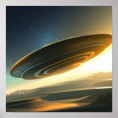 Big UFO Concept  Poster