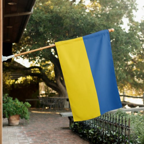 Big Ukraine house flag Blue and yellow colors House Flag