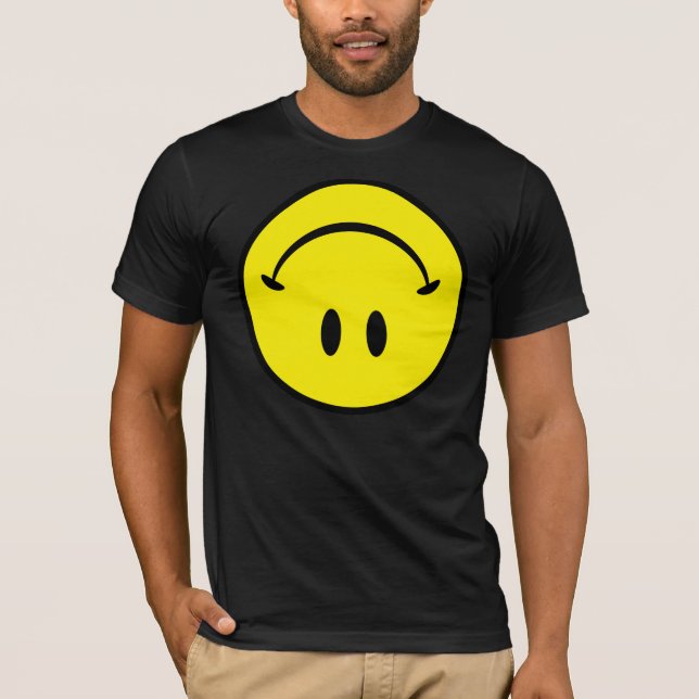 Big Upside Down Smile T-Shirt (Front)