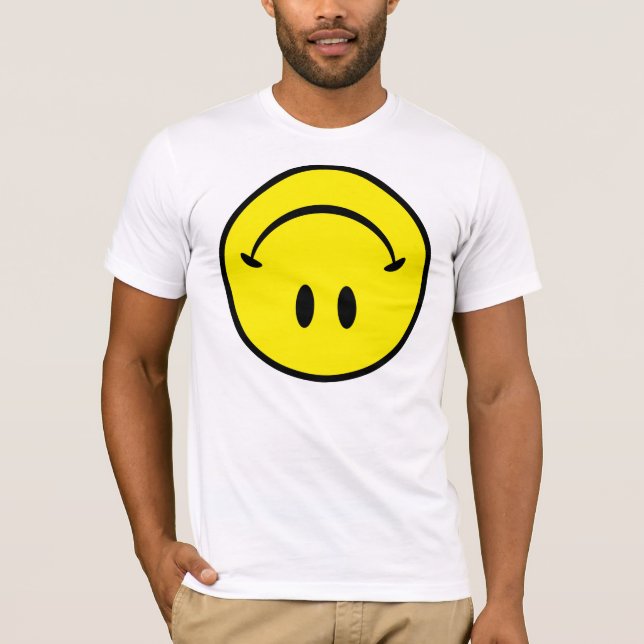 Big Upside Down Smile T-Shirt (Front)