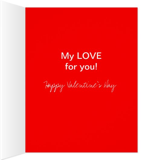 Big Valentines Day Cards Personalized (Inside (Right))