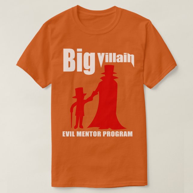 Big Villain Mentor Program T-Shirt (Design Front)