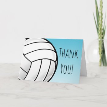 Big Volleyball Ball Custom Thank You by HappyPlanetShop at Zazzle