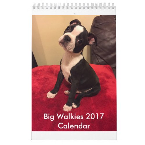 Big Walkies Calendar 2017