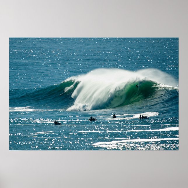 Big wave at Mavricks Poster (Front)