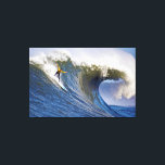 Big Wave at the Mavericks Surfing Competition Canvas Print<br><div class="desc">2010 Mavericks surfing competition.
http://commons.wikimedia.org/wiki/File:2010_mavericks_competition_edit1.jpg</div>
