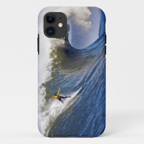 Big Wave at the Mavericks Surfing Competition iPhone 11 Case
