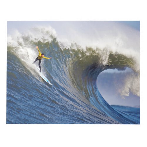 Big Wave at the Mavericks Surfing Competition Notepad