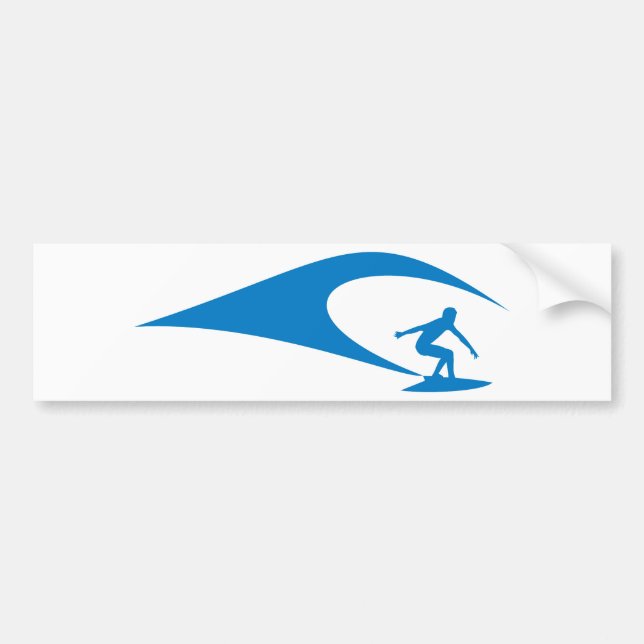 Big Wave Bumper Sticker (Front)