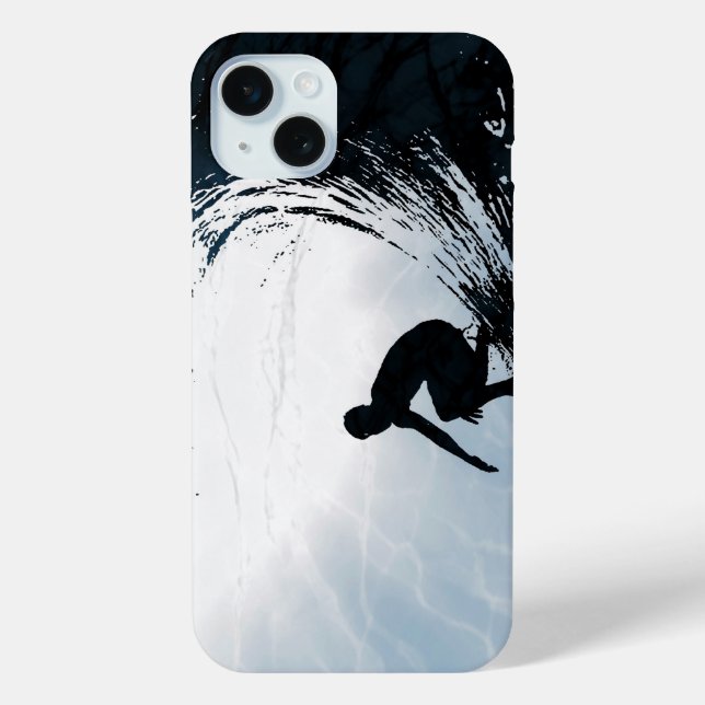 Big Wave Surfer Case-Mate iPhone Case (Back)