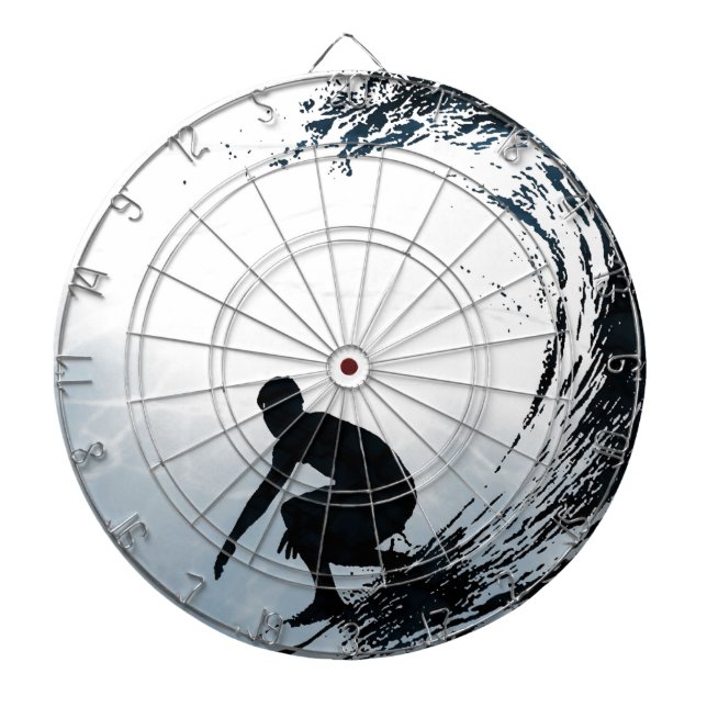 Big Wave Surfer Dartboard (Front)