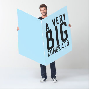  BIG WEDDING CONGRATULATIONS GREETING CARD