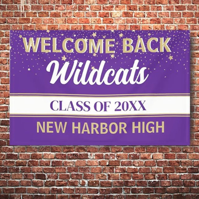Big Welcome Back Class Reunion Banner (Creator Uploaded)
