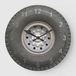 Big Wheel Large Clock