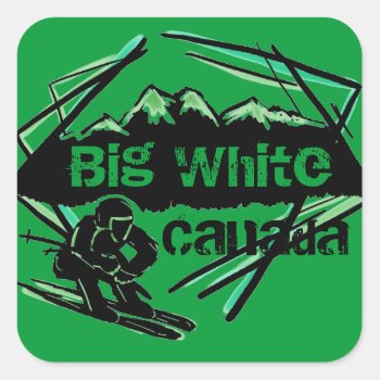 Big White Canada Ski Stickers by ArtisticAttitude at Zazzle