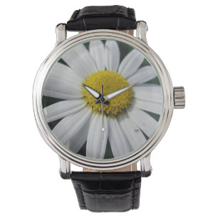 Big White Daisy Watch