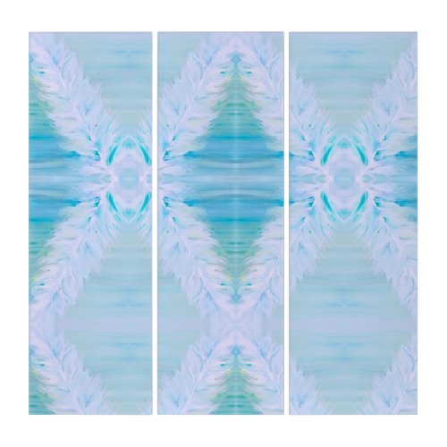 Big White Feather Triptych