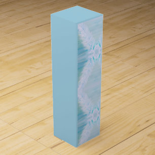 Big White Feather Wine Box