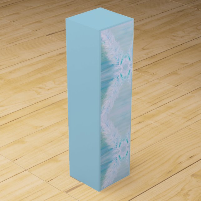 Big White Feather Wine Box (Front)